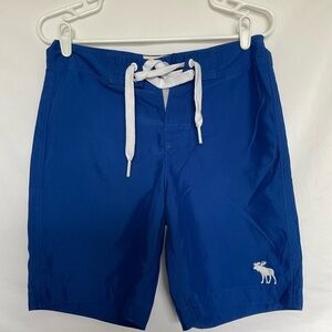 Abercrombie & Fitch Blue and White Board Shorts